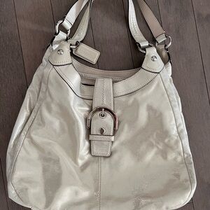Coach Metallic Shoulder Bag y2k hobo shoulder bag purse